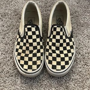 checkered black and white
